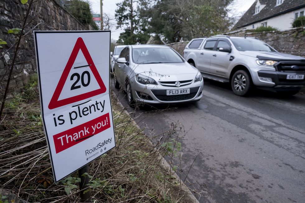 20mph sign