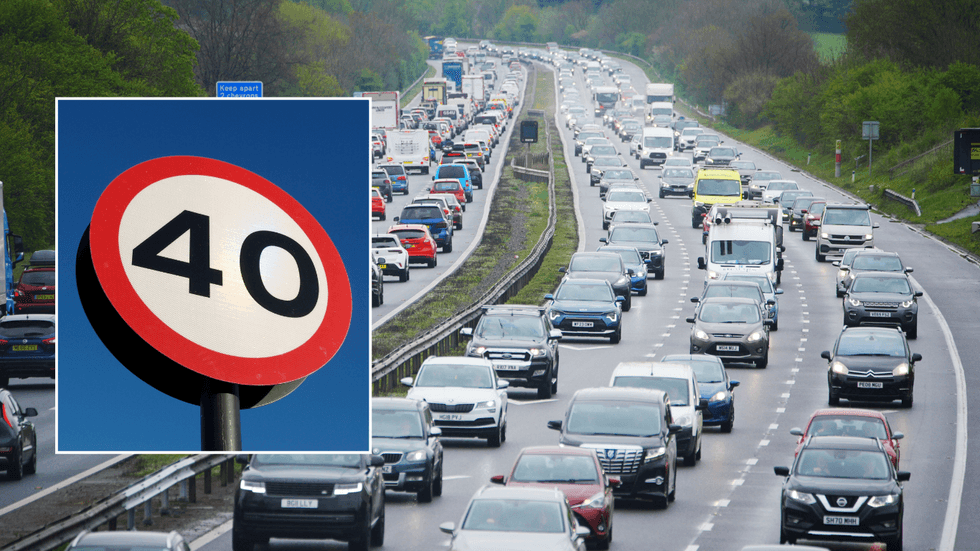 40mph sign and UK roads