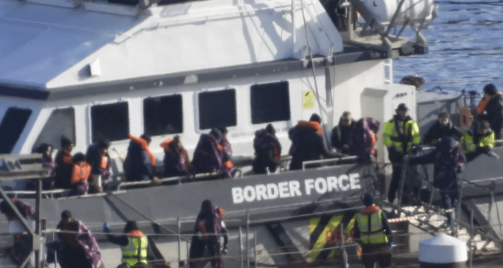 A border force ship