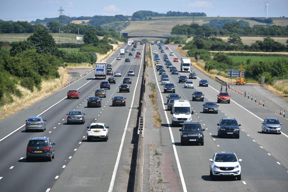 A busy motorway