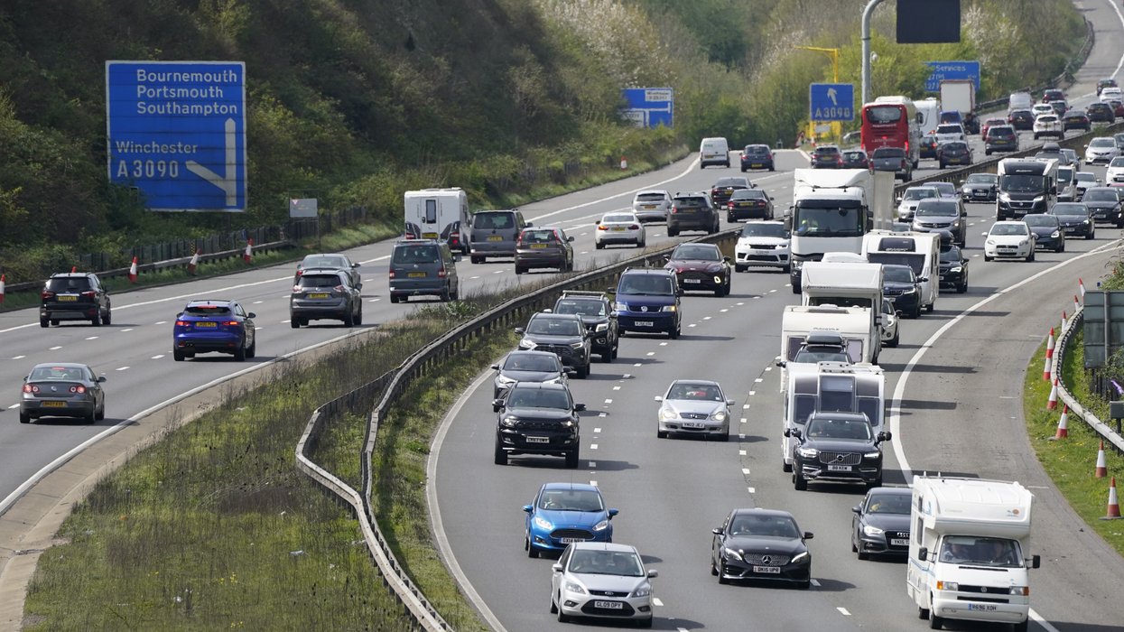 A busy motorway