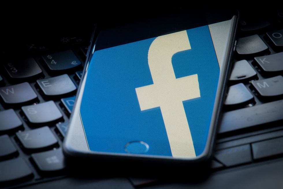 A Facebook screen
