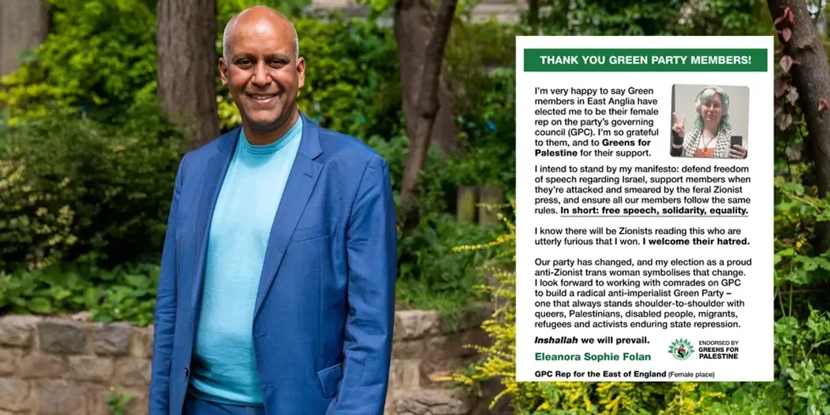 Green fury after transgender woman appointed to party's governing body as 'female representative'