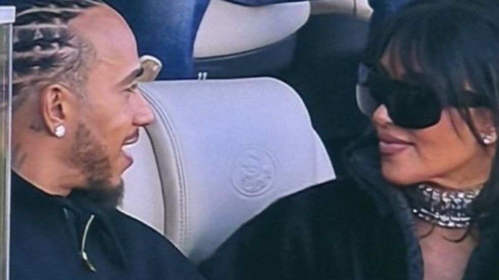 A lip reading specialist has decoded the conversation between Kim Kardashian and Lewis Hamilton during their debut outing as a couple at Super Bowl LX on Sunday