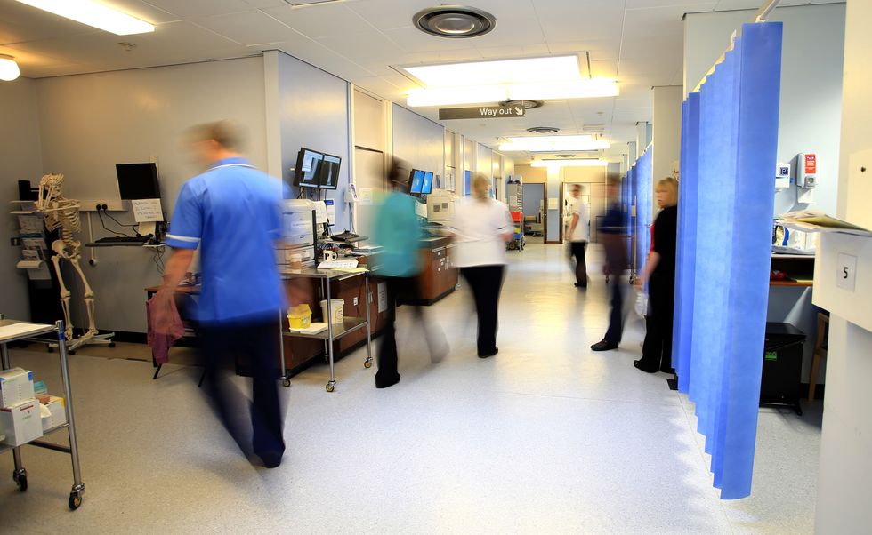 A NHS hospital ward