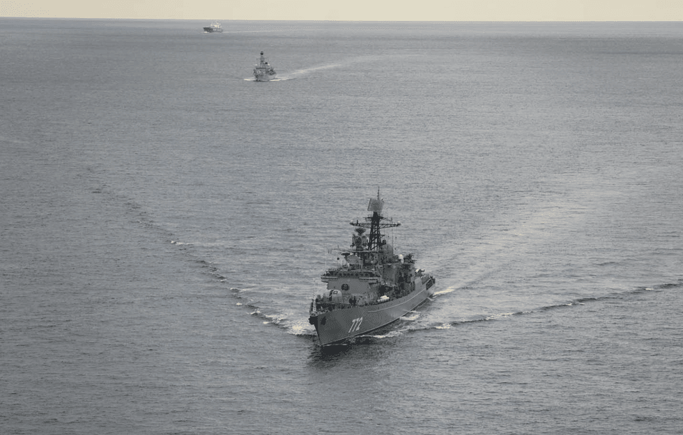 A pair of ships