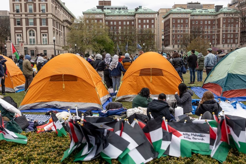 A Palestine protest