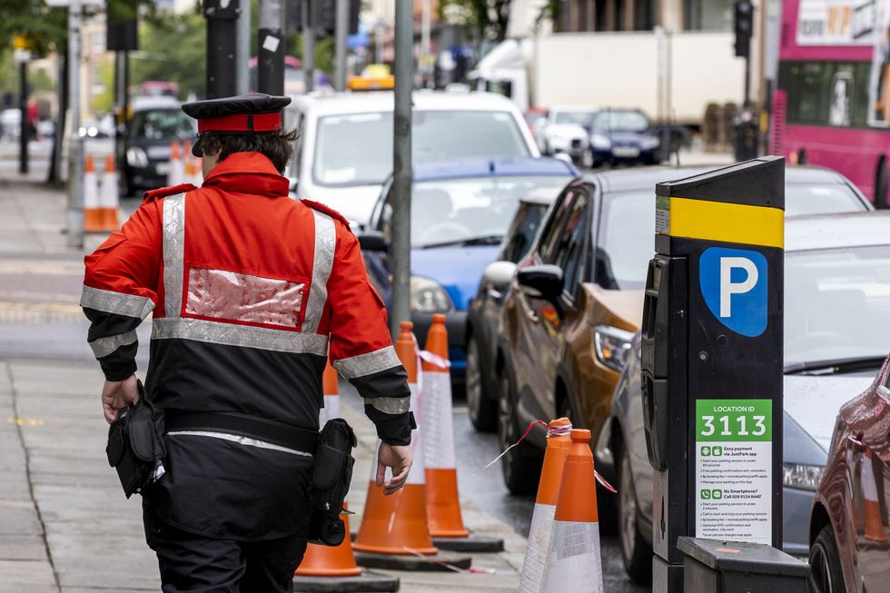 A parking attendant