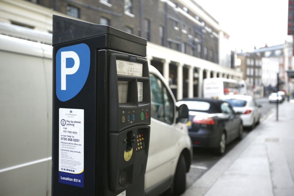 A pay-and-display machine