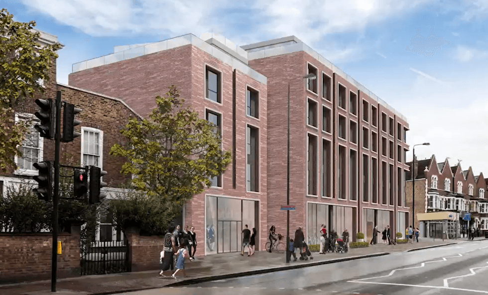 A picture of the proposed site