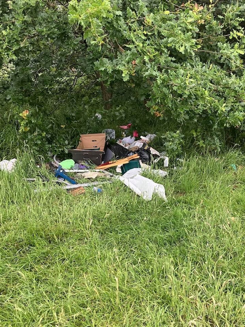 A pile of rubbish