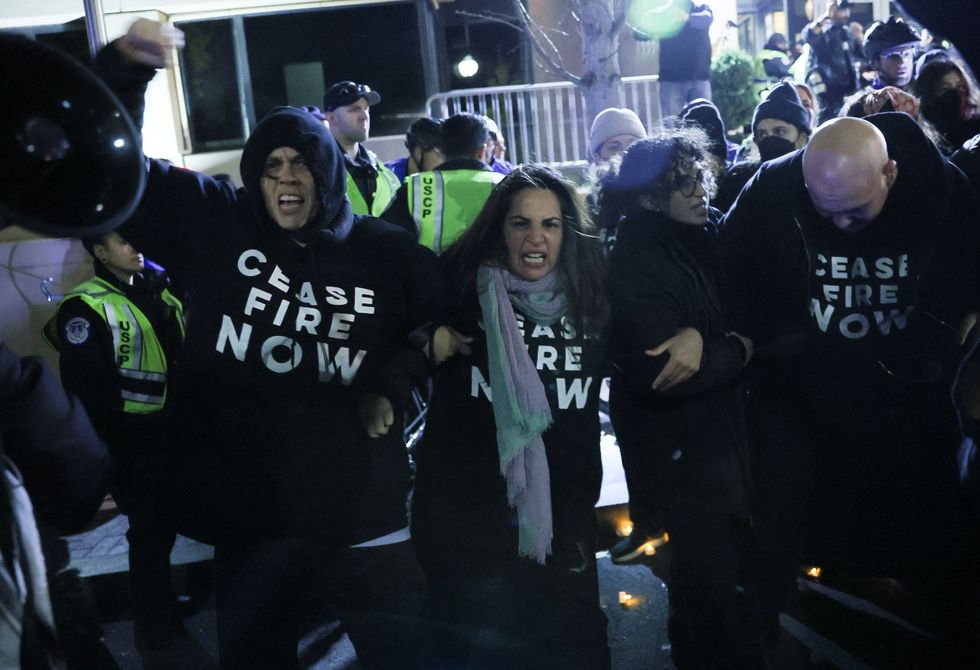 A protest