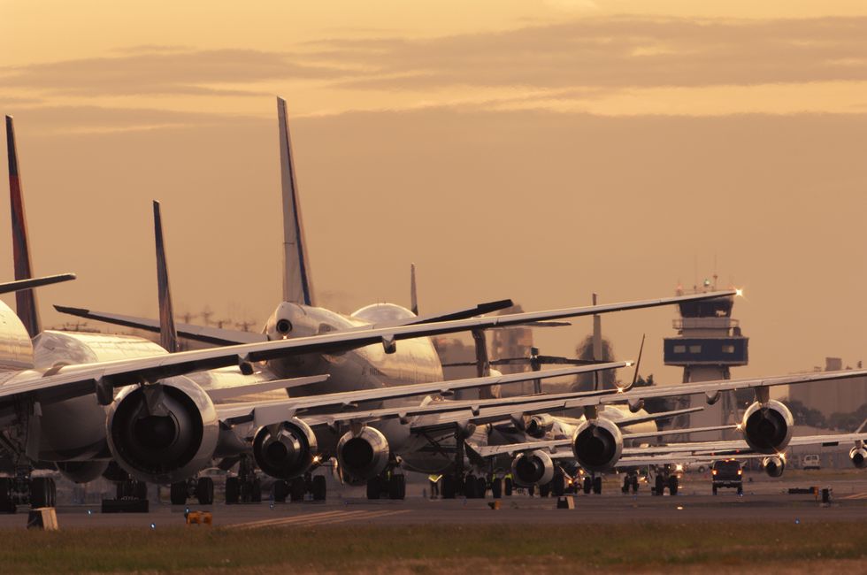A set of Boeing 747s