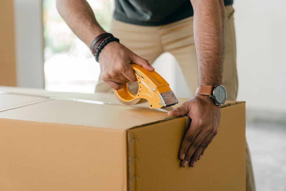 A stock image of a parcel