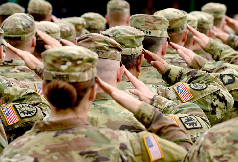 A stock image of US soldiers