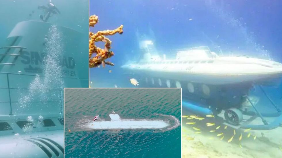 A tourist submarine has sunk off the Egyptian coast