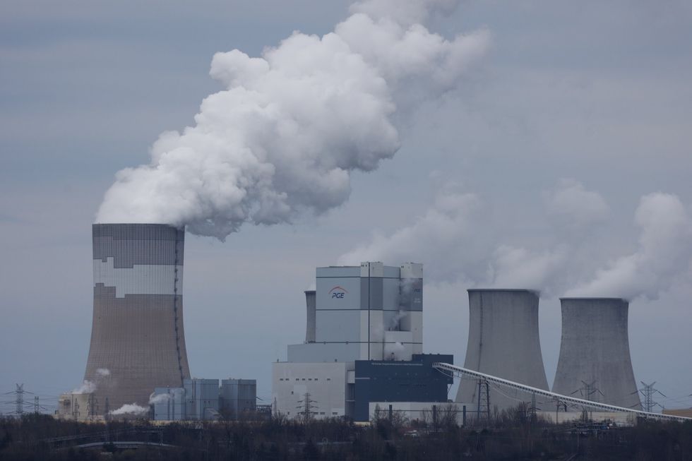 A view of the Belchatow Power Station near Belchatow, Poland
