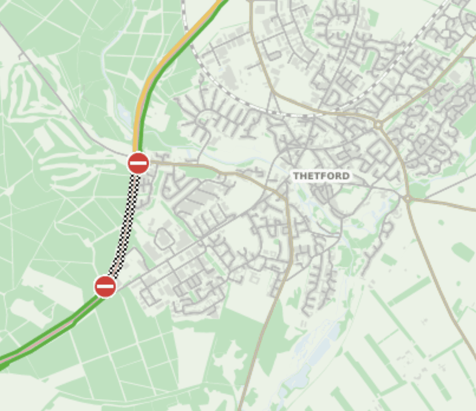 A11 road map