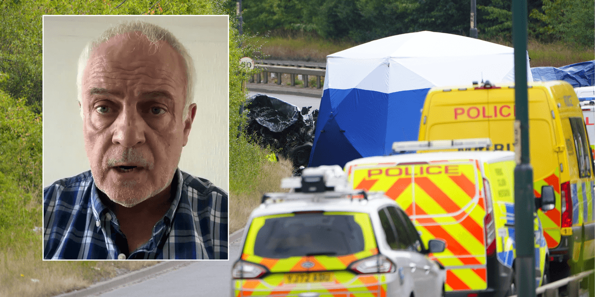 Former police officer Norman Brennan overcome with emotion following fatal A66 crash: ‘Heading towards the abyss’