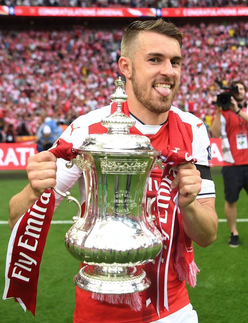 Aaron Ramsey pictured during his time at Arsenal