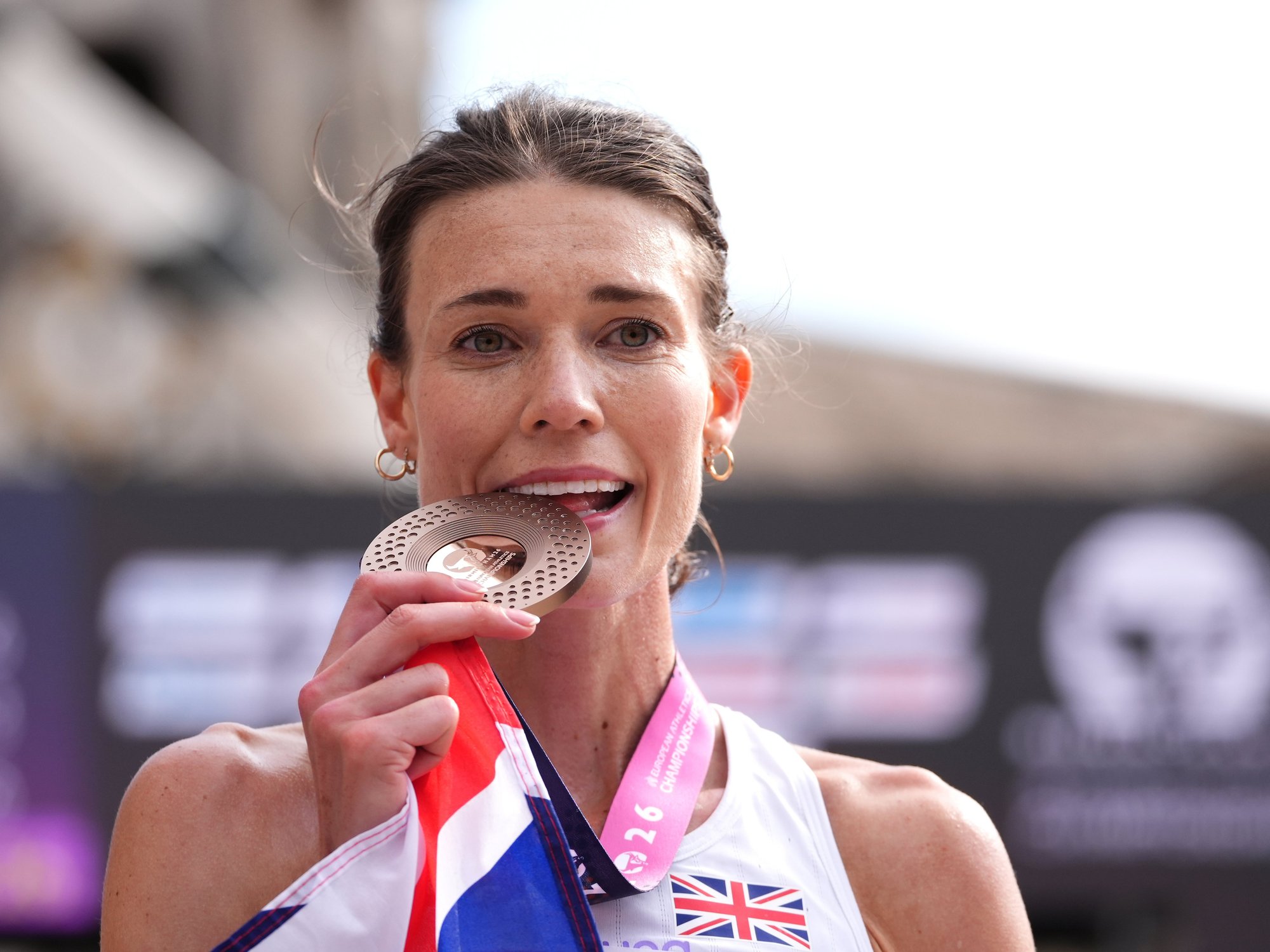 Abbie Donnelly admitted she could barely believe her achievement after becoming the first British woman in history to win an individual European Championships marathon medal.