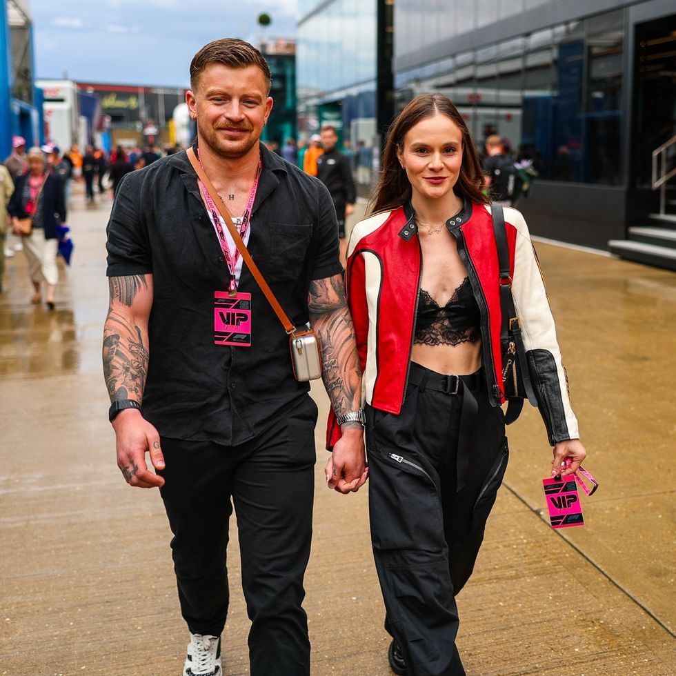 Adam Peaty and Holly Ramsay