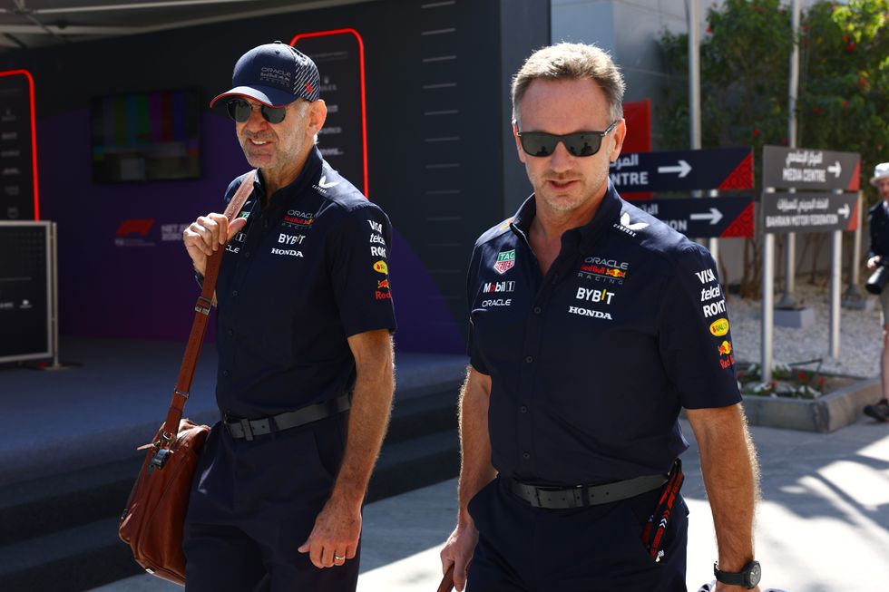 Adrian Newey and Christian Horner