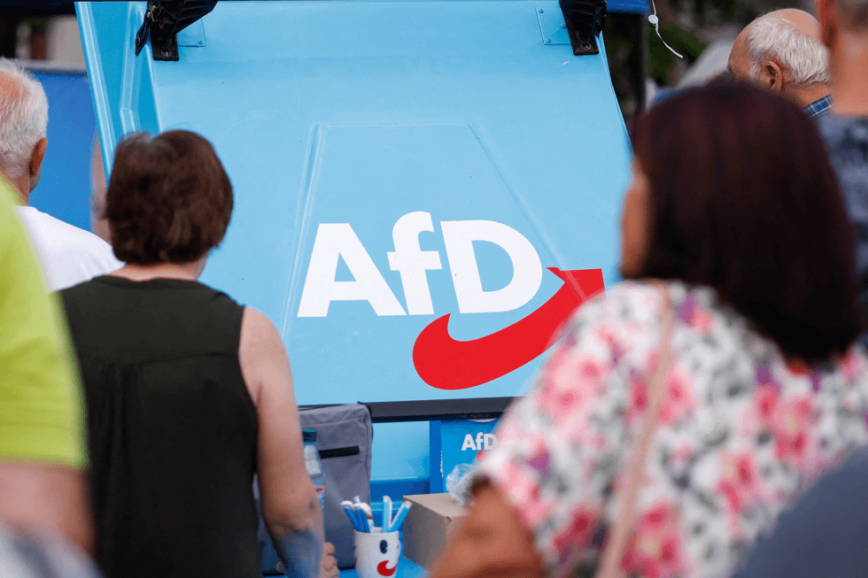 AfD sign