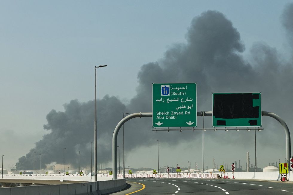 Aftermath of Dubai drone attack