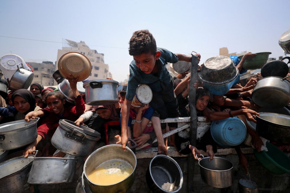 Aid organisations say there is mass hunger among 2.2million people