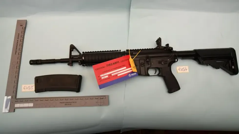 Air rifle seized
