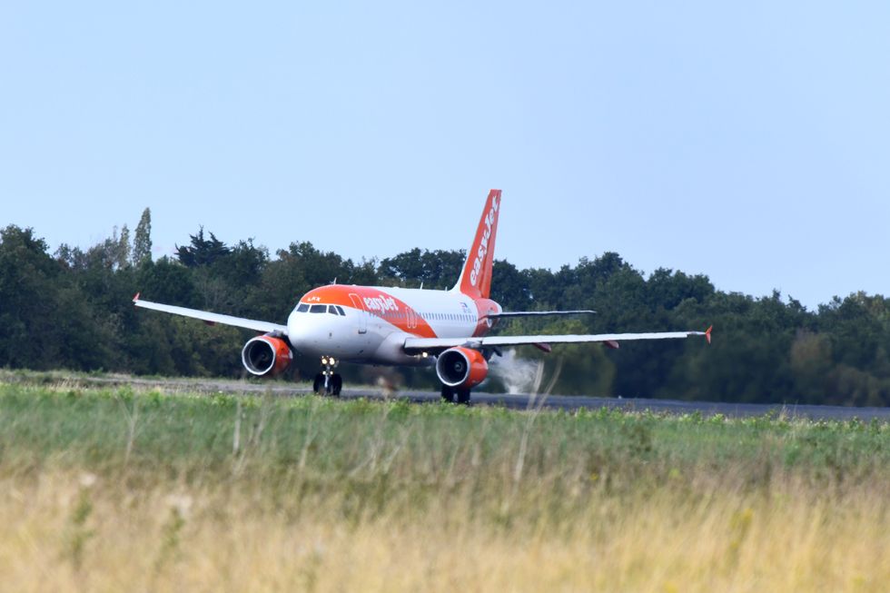 Airbus A320 plane operated by EasyJet
