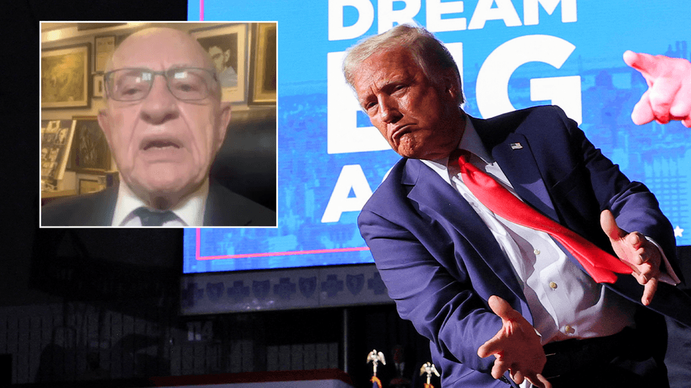 Alan Dershowitz and Donald Trump