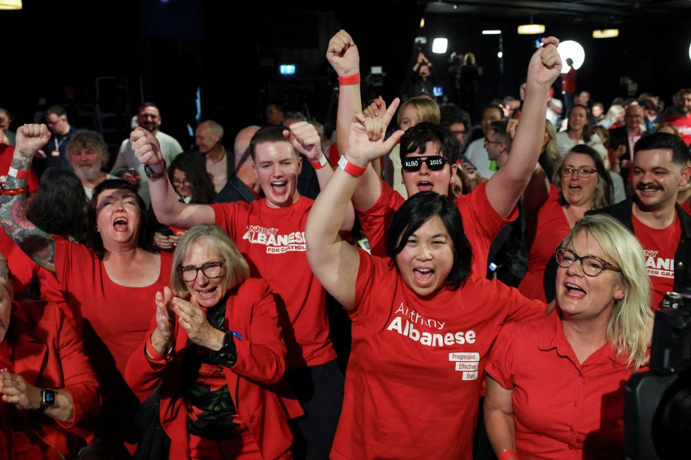 Albanese supporters