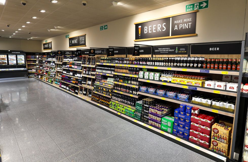 Aldi beer aisle