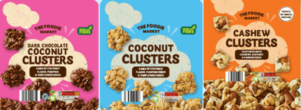 Aldi Cashew Clusters and Coconut Clusters