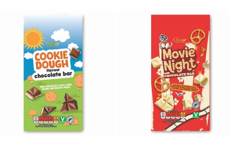 Aldi chocolate bars