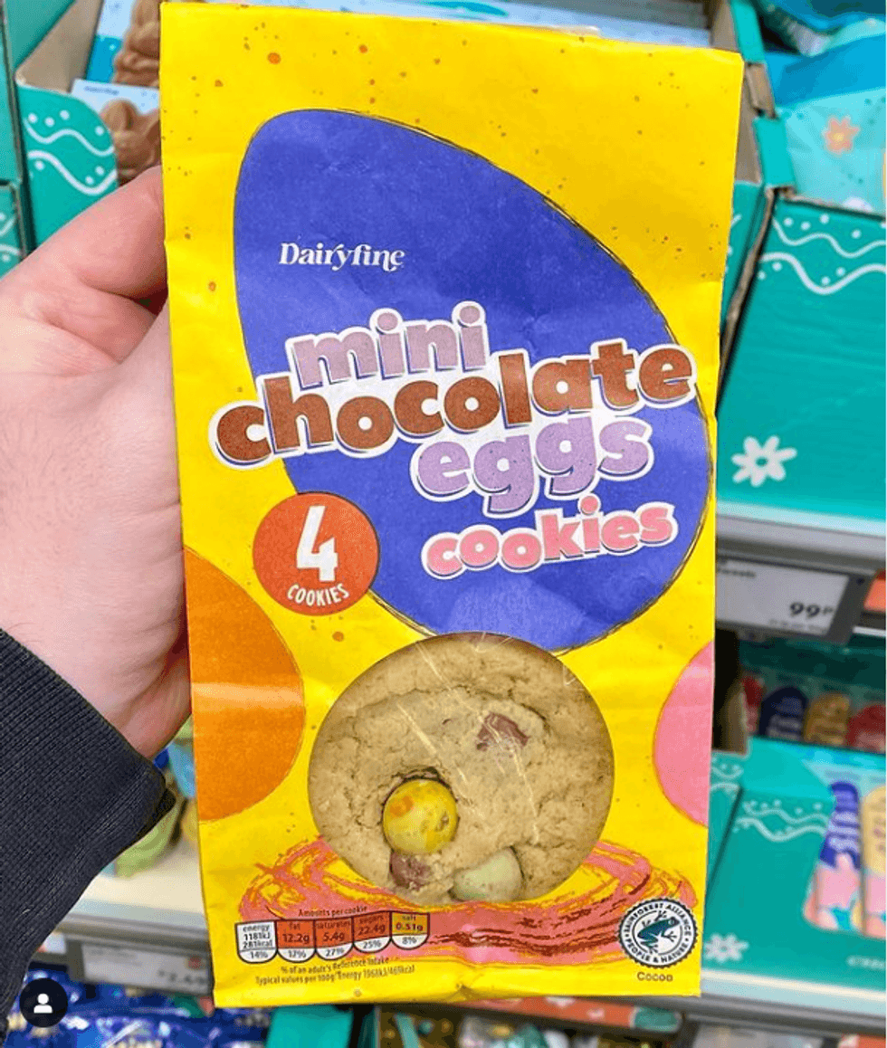 Aldi Mini Egg cookies