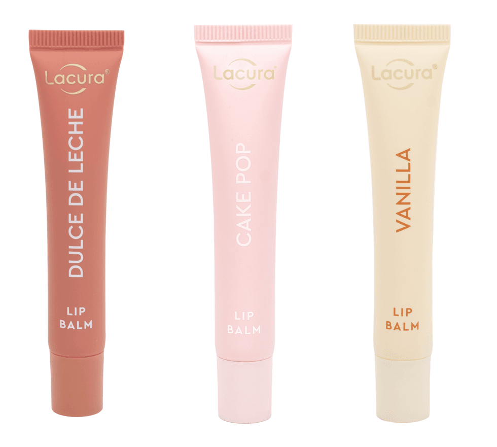 Aldi's Lacura Lip Balms