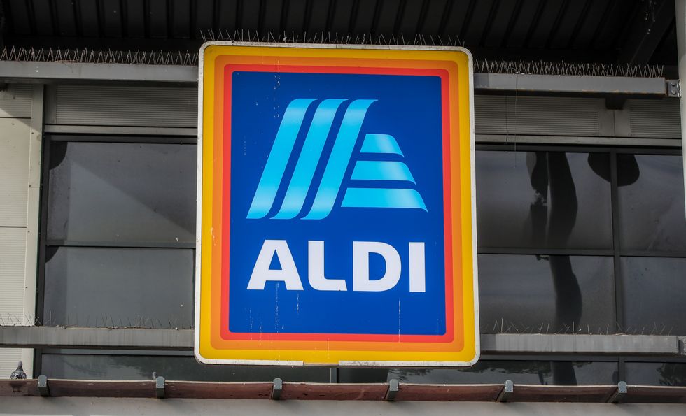 Aldi sign outside store