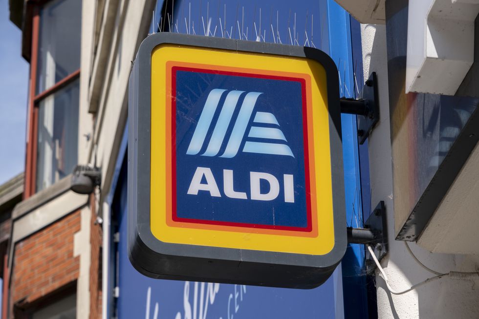 Aldi supermarket sign