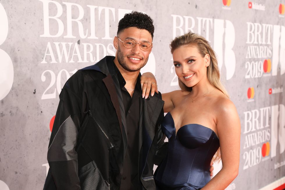 Alex Oxlade-Chamberlain and Perrie Edwards