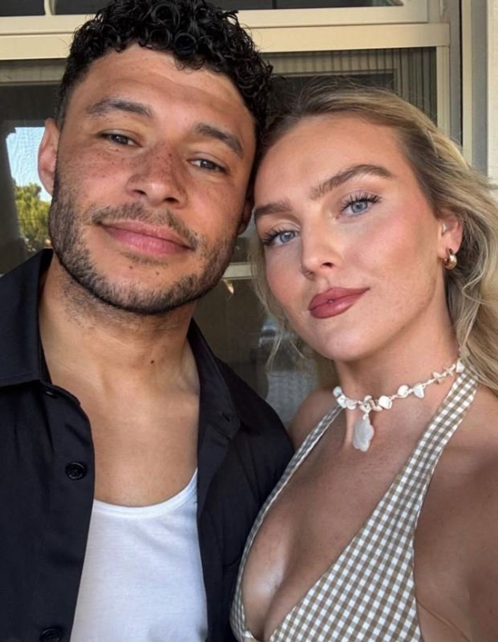 Alex Oxlade-Chamberlain and Perrie Edwards