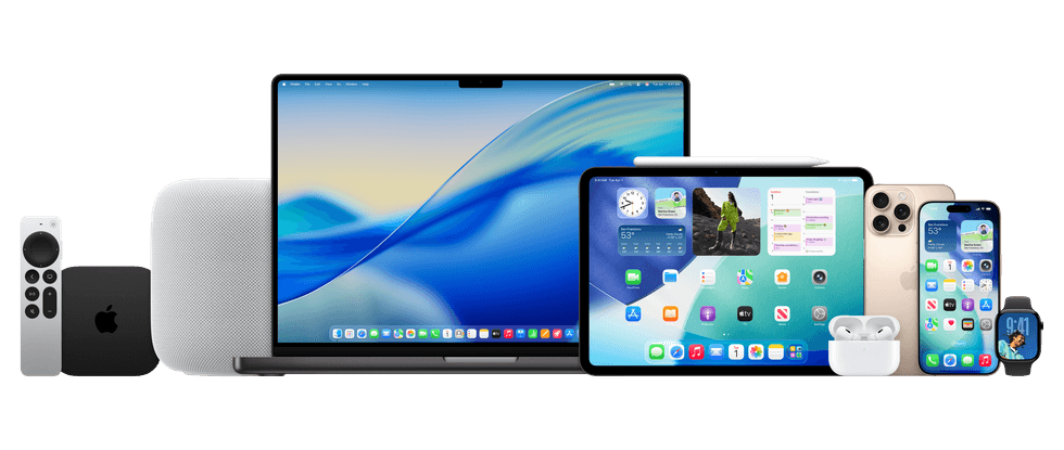 all apple devices running the latest software