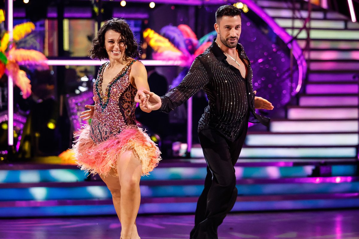 Amanda Abbington and Giovanni Pernice