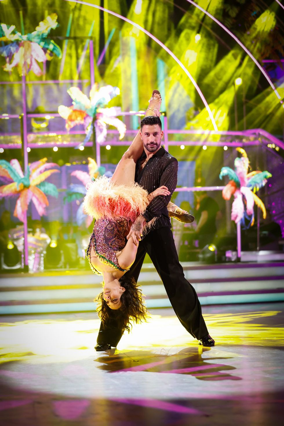 Amanda Abbington and Giovanni Pernice