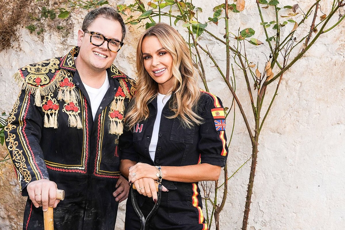Amanda Holden and Alan Carr
