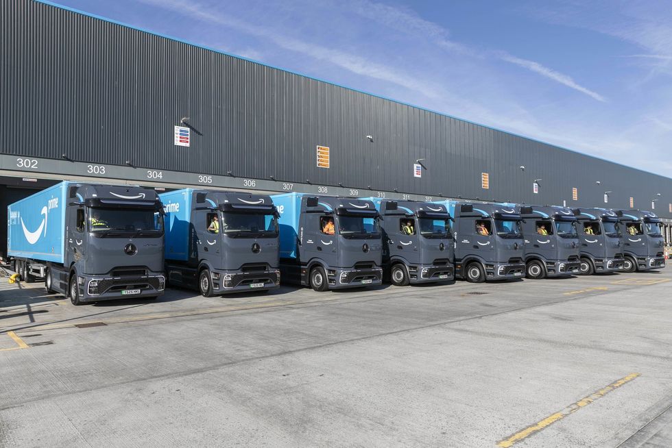 Amazon electric trucks