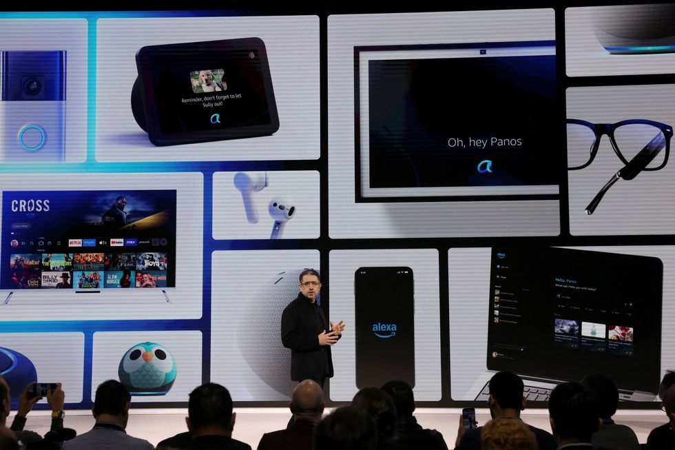 Amazon Senior Vice President Panos Panay on-stage to introduce Alexa Plus