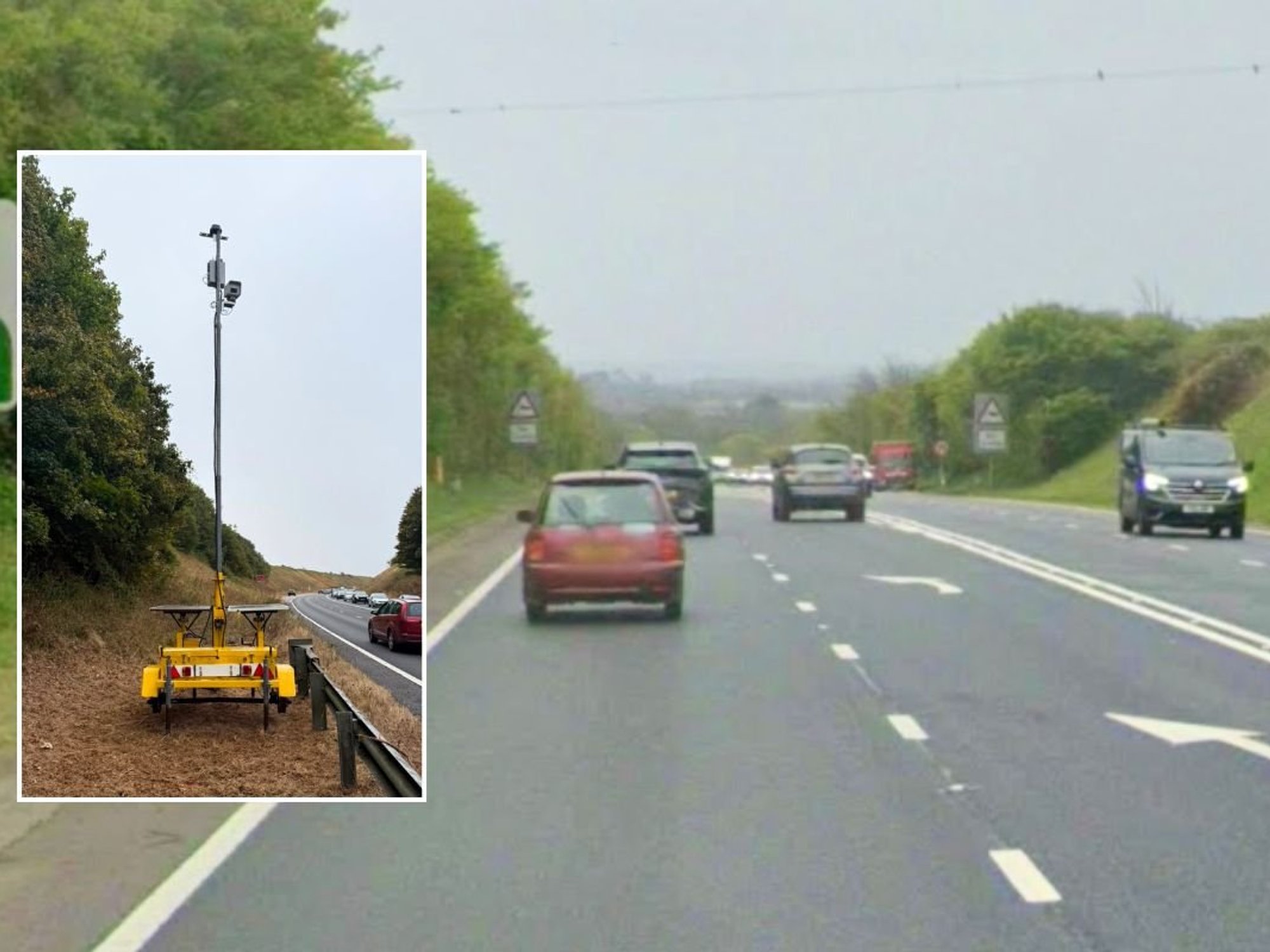 An AI safety camera and the A30 Hayle Bypass
